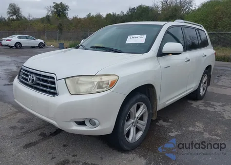 2008 Toyota Highlander Limited from USA, damaged, VIN JTEDS42A382050959